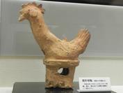 浅田古墳群の鶏形埴輪の写真
