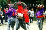 川島の獅子舞の様子の写真