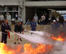 自主防災組織の活動の様子