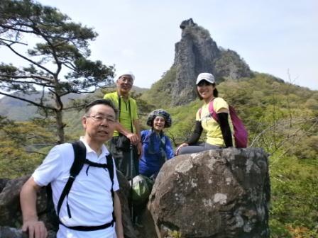 子持山登山の写真