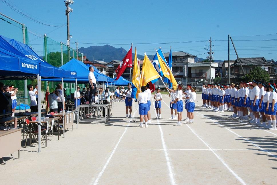 中学校体育大会の写真1