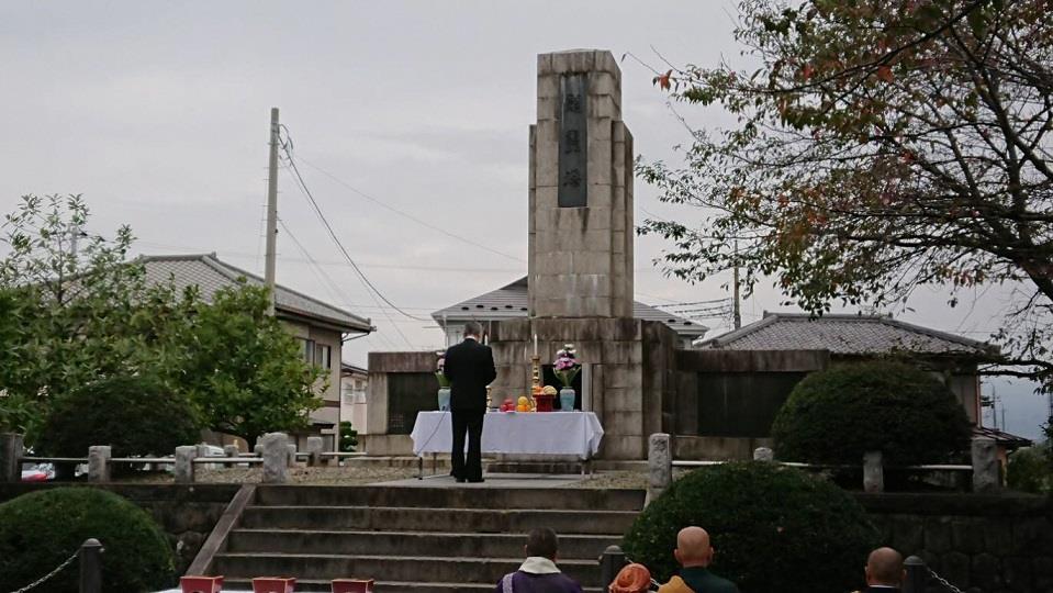 古巻地区慰霊祭の写真