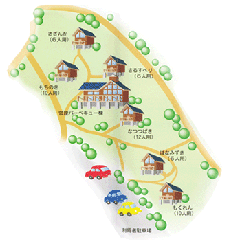 メープルヴィレッヂ施設内案内図