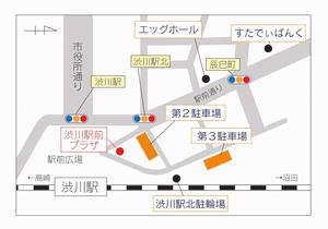 駅前プラザ周辺地図データ