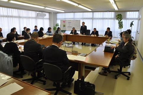 新型コロナウイルス対策関係機関連絡会議の写真