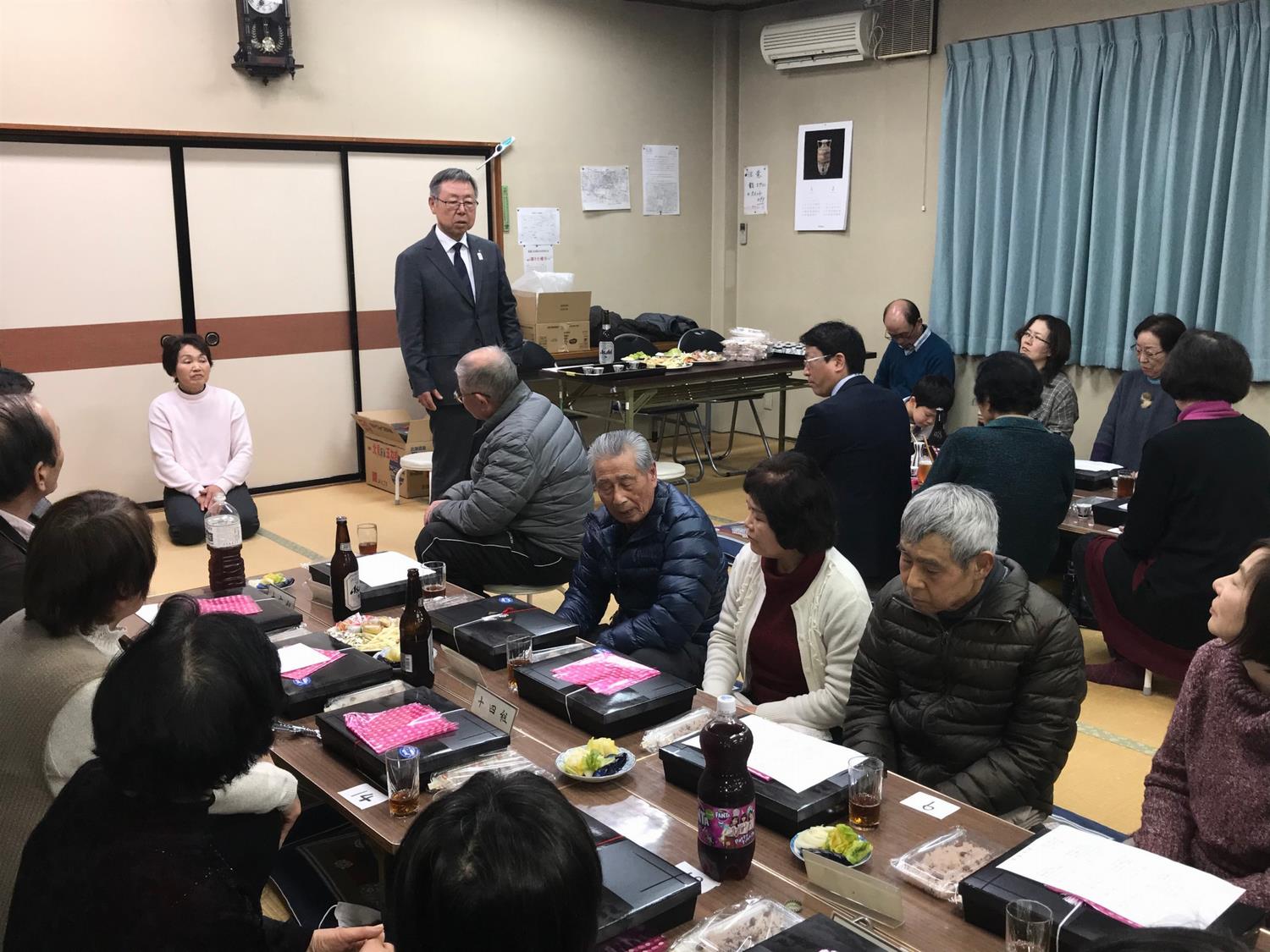 熊野町自治会新年会の写真