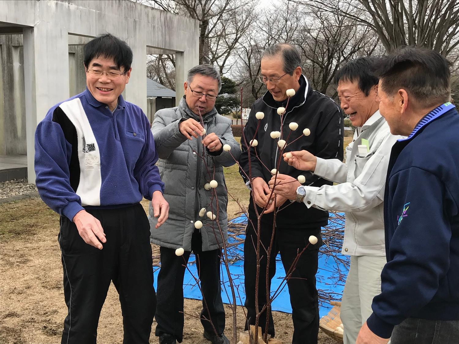 小正月飾りづくり教室の写真3