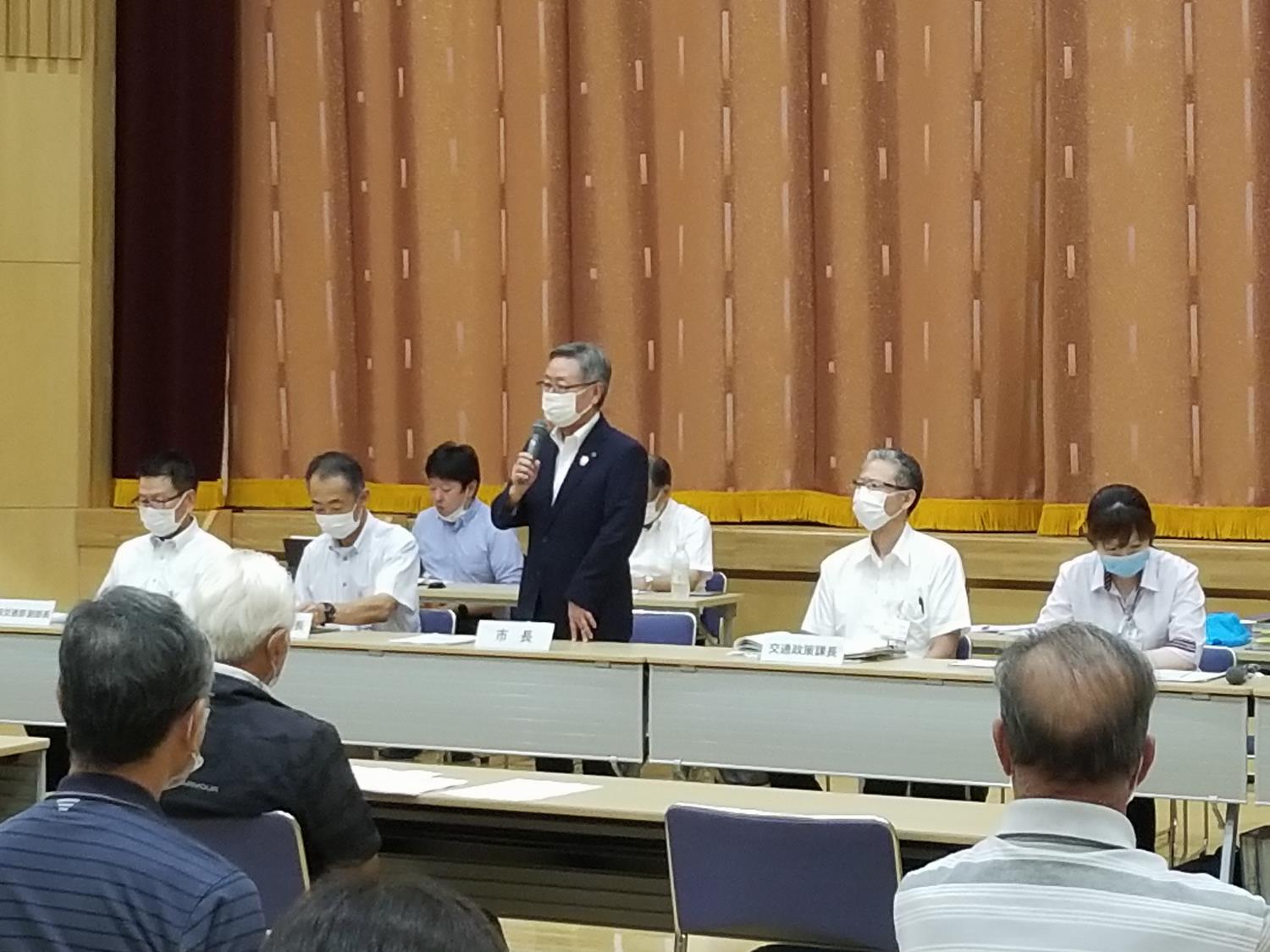 赤城地区住民説明会の写真