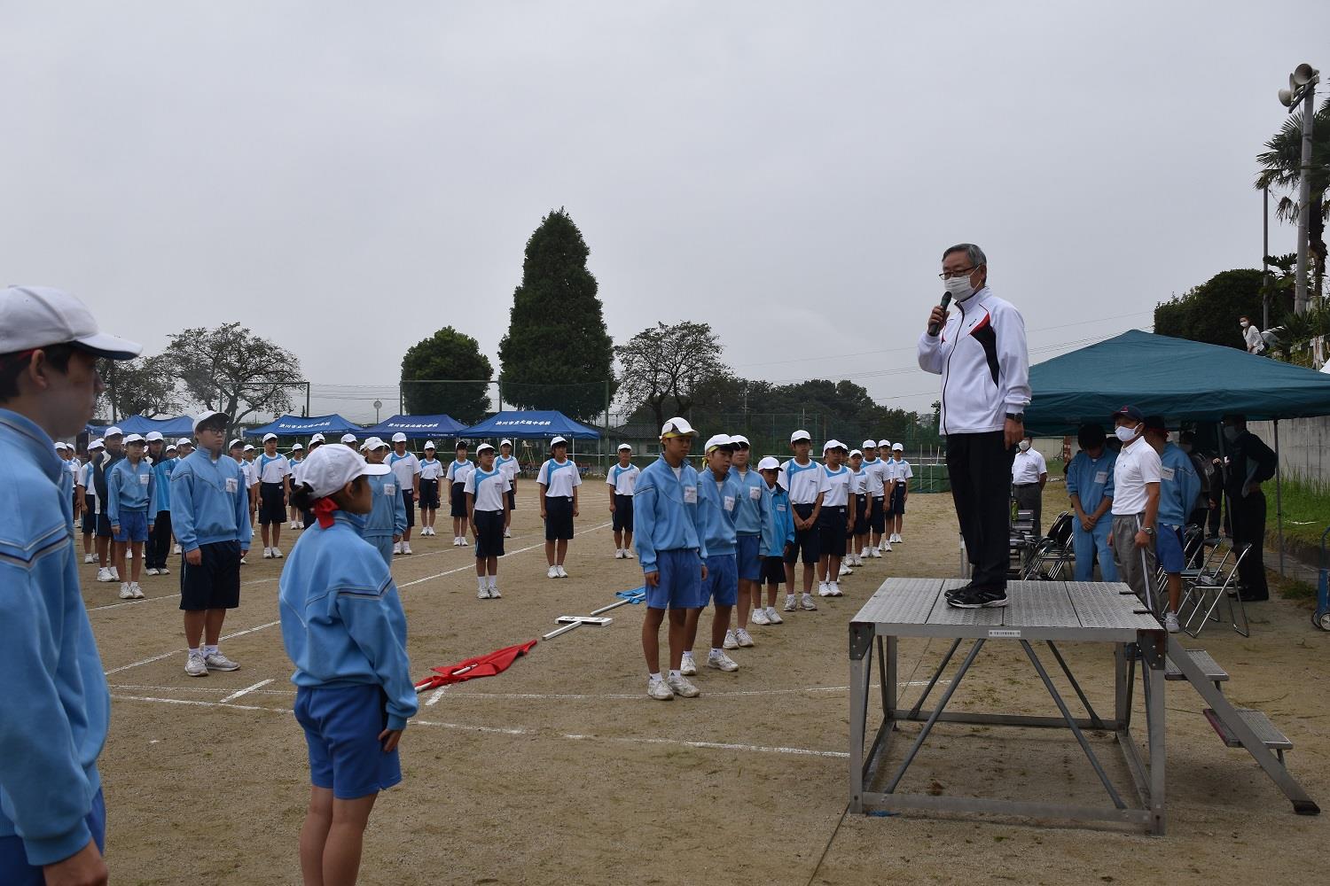 北橘中学校体育大会の写真