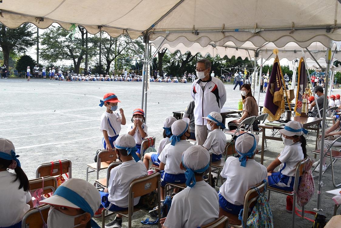 三原田小学校の運動会の写真