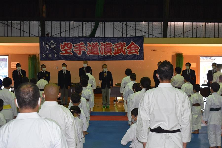 空手道演武会の写真1