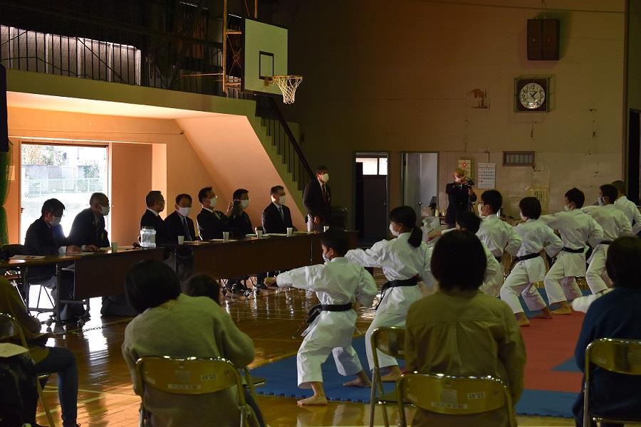 空手道演武会の写真2