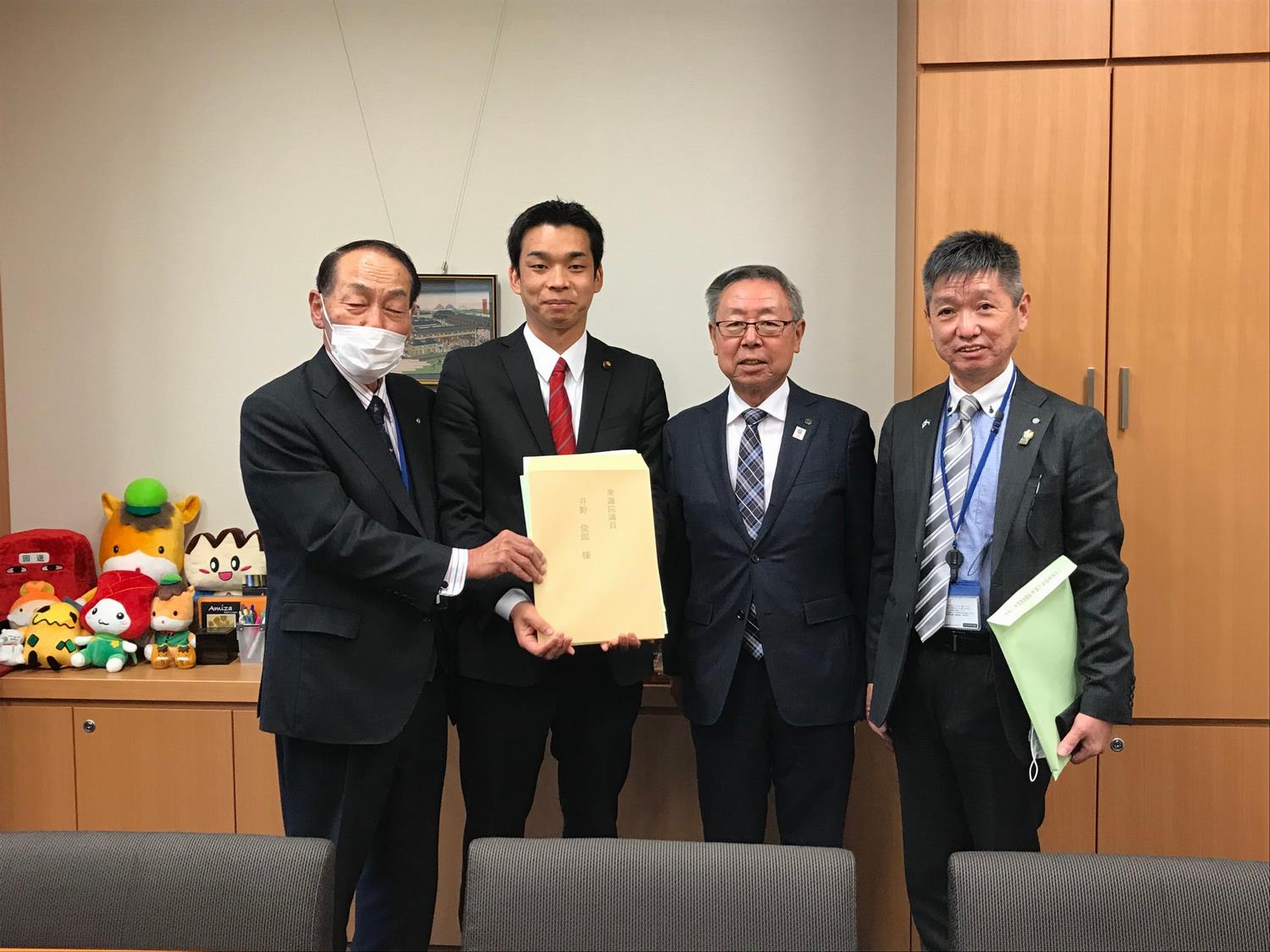 県選出国会議員への要望活動の写真1