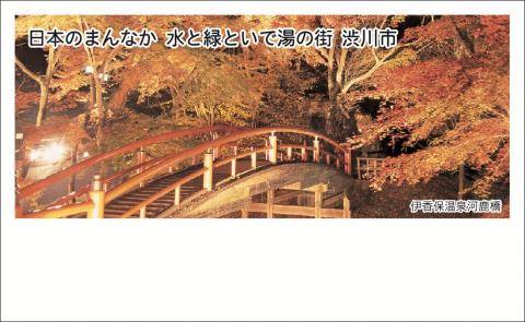 「伊香保温泉河鹿橋」観光名刺2013の画像