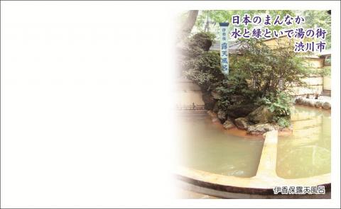「伊香保露天風呂」観光名刺2013の画像