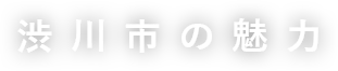 渋川市の魅力