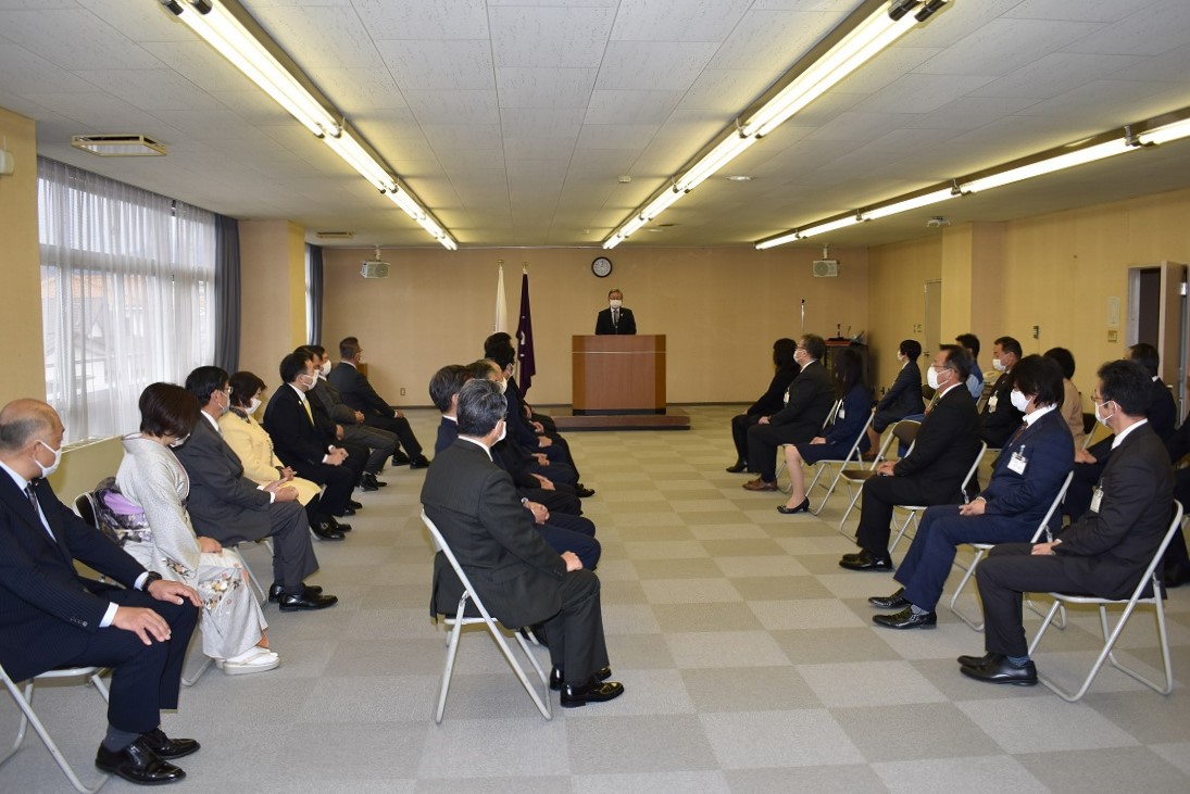 市議会と当局との年賀交換会