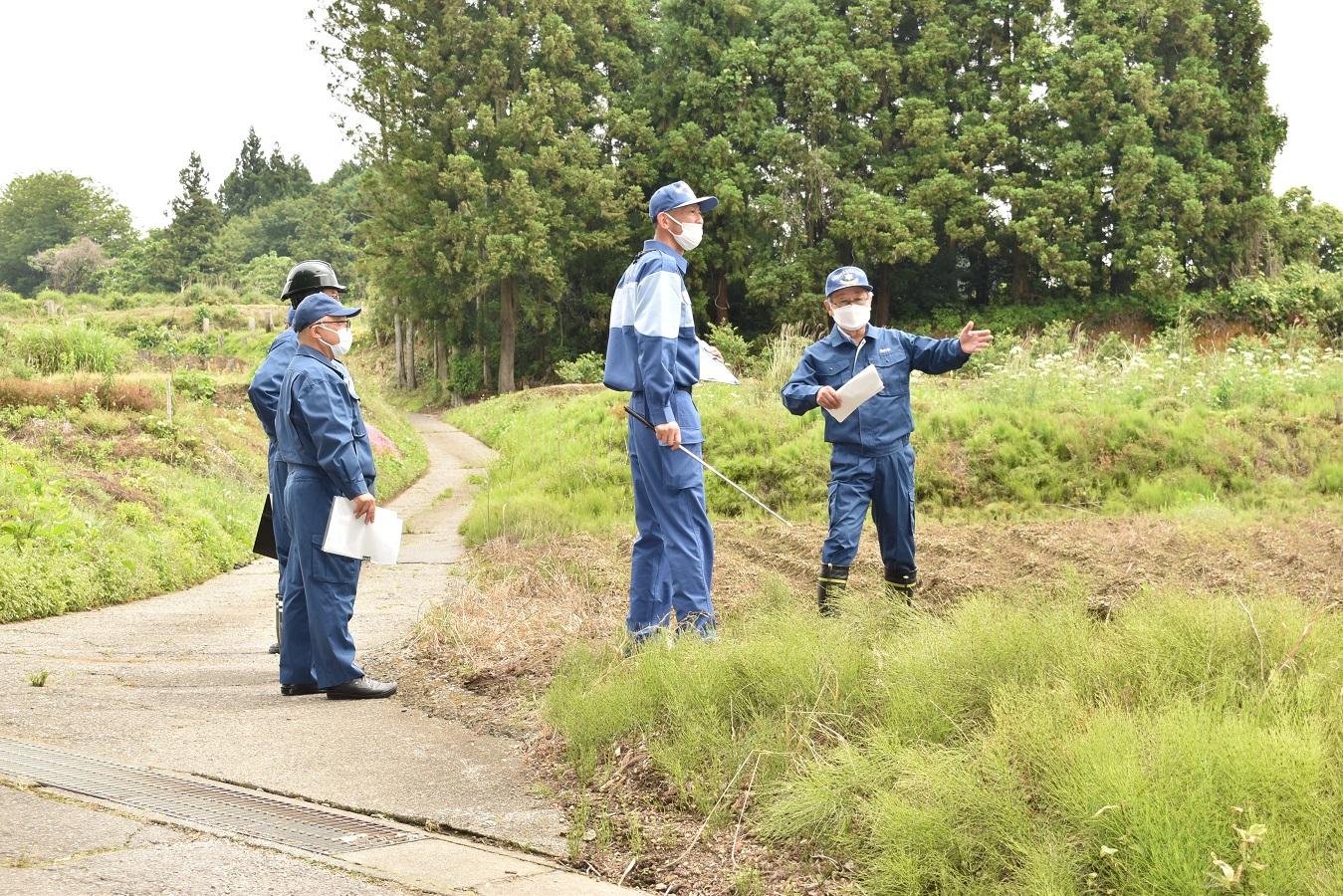 土砂災害一斉点検