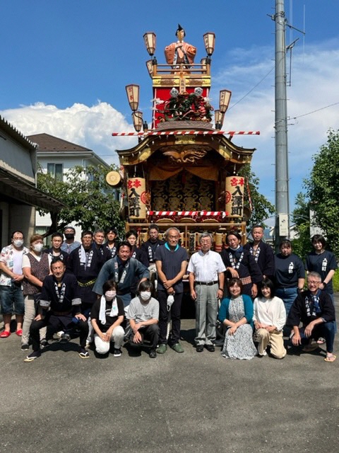 入沢山車披露