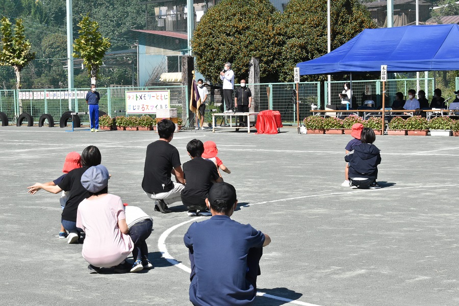 かに石・小野上小合同運動会