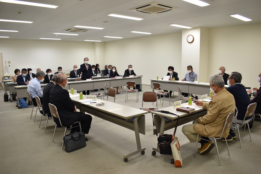 自治会長懇談会（古巻豊秋）