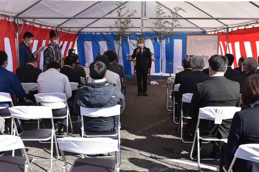 渋川広域消防東分署建設工事安全祈願祭