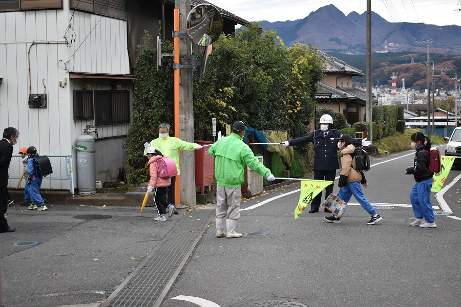 冬の県民運動（北橘）