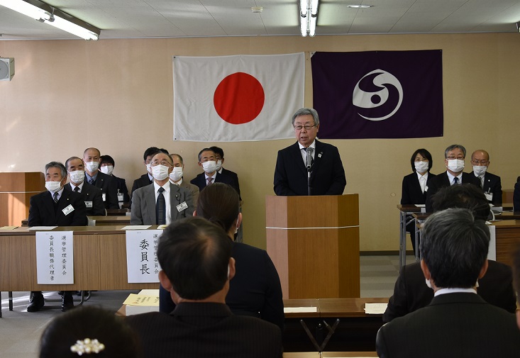 渋川市議会議員選挙当選証書付与式