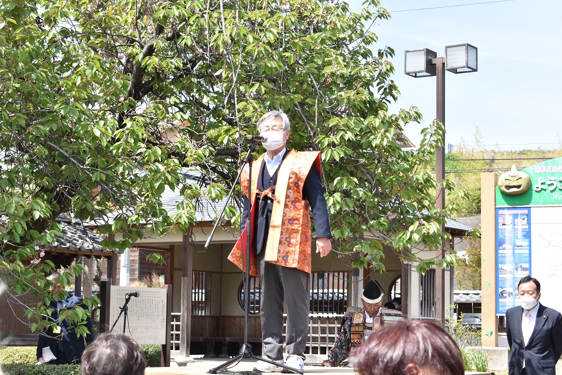 白井宿八重ざくら祭り出陣式