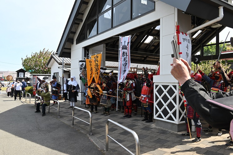 白井宿八重ざくら祭り出陣式2