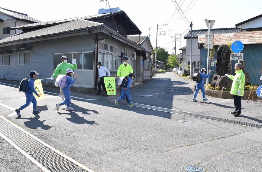 交通安全運動（北橘地区）