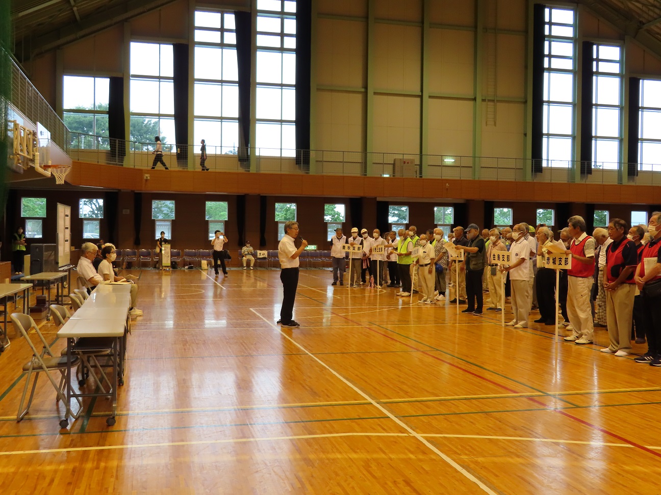 市老人クラブ連合会輪投げ大会