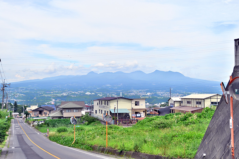 渋川市の眺め