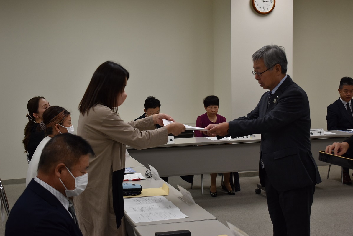 渋川市スポーツ推進審議会委員任命式