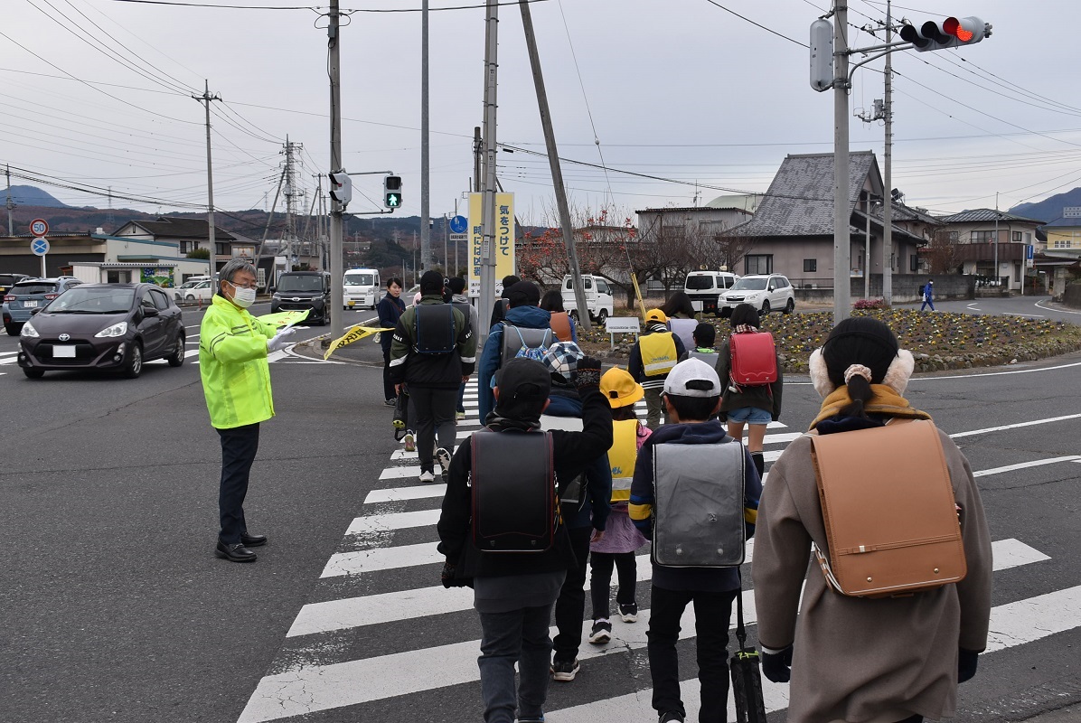 冬の県民交通安全運動（子持地区）