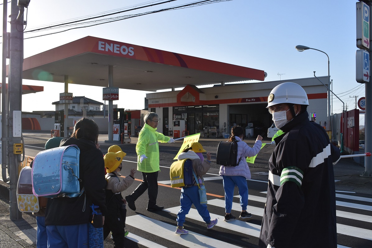 冬の県民交通安全運動（北橘）