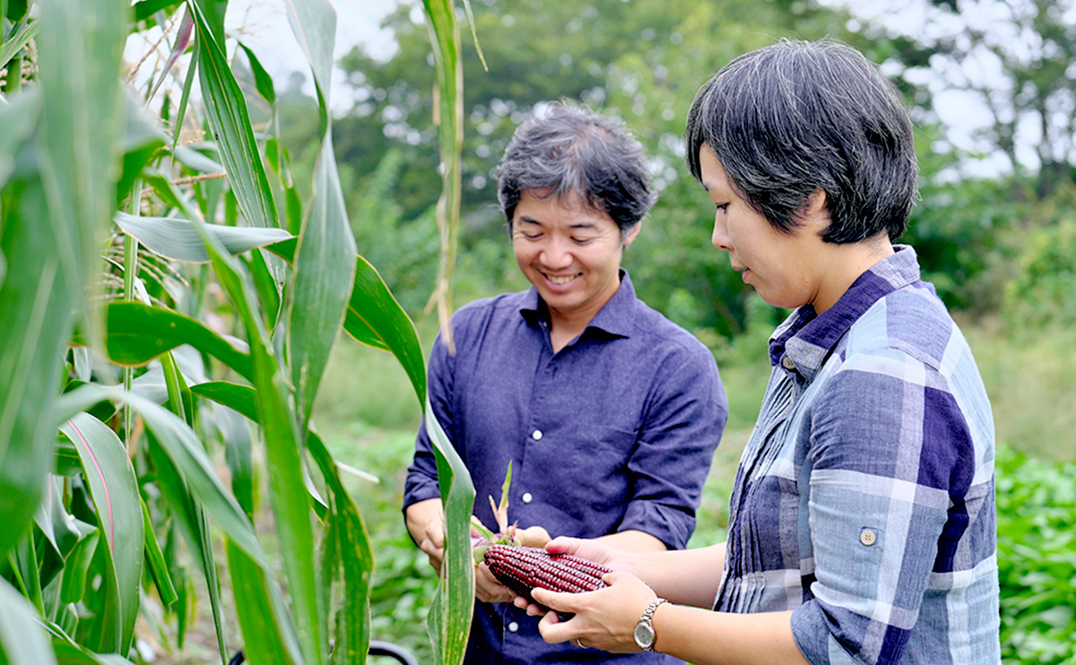 粕谷端吾さんと粕谷めぐみさん