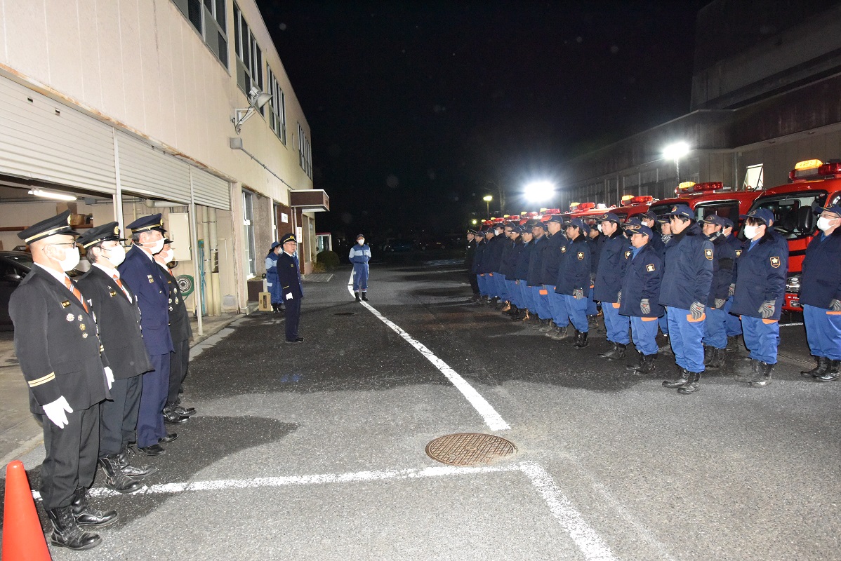 歳末特別警戒・第1方面隊（渋川地区）