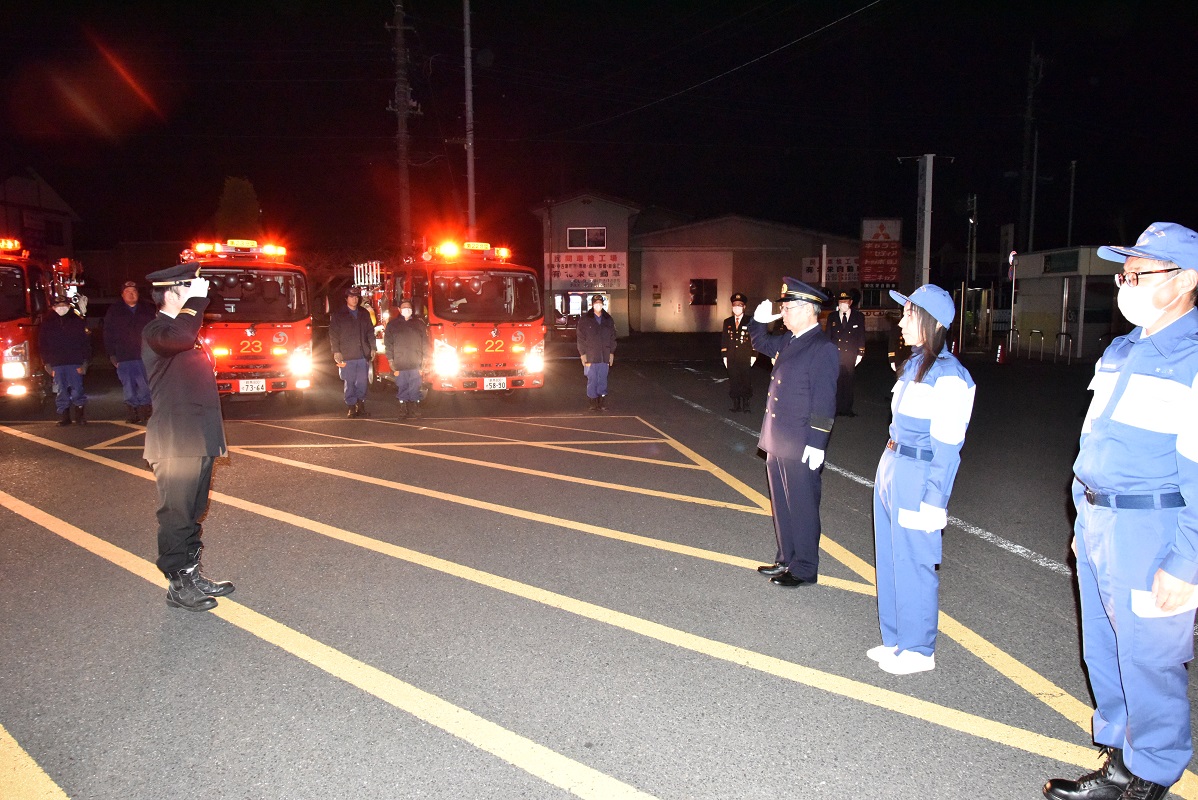 歳末特別警戒・第3方面隊（小野上・子持地区）