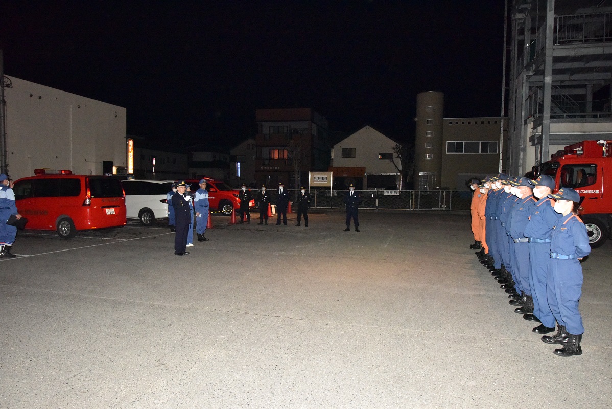 歳末特別警戒・渋川広域消防本部