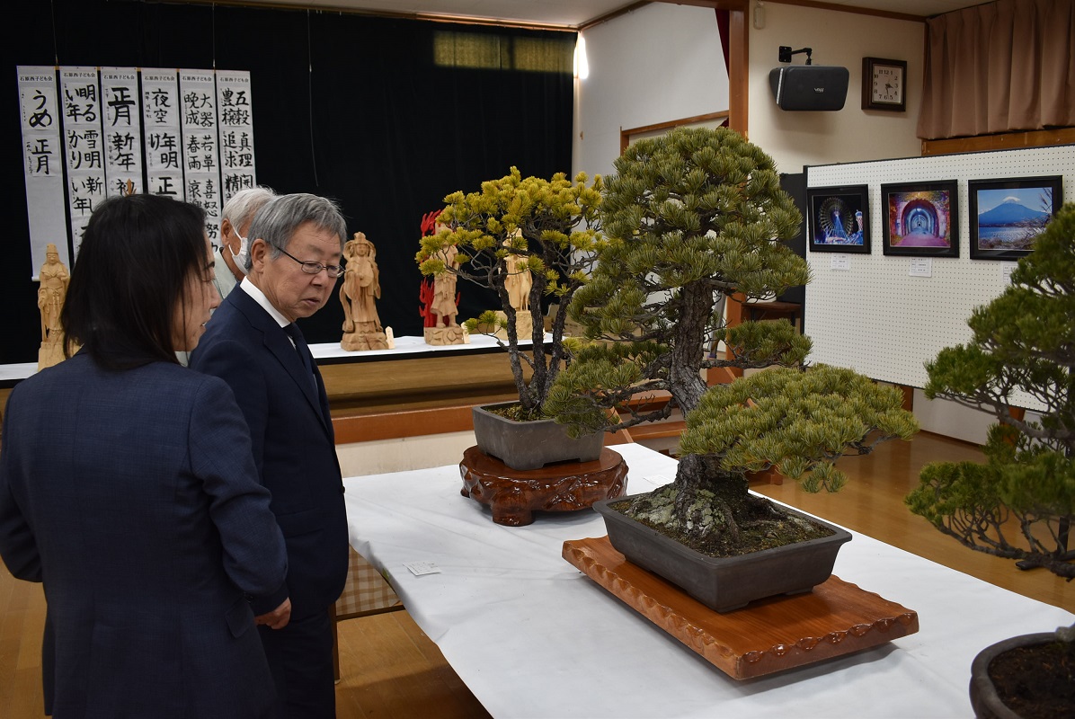 石原西自治会新春作品展2