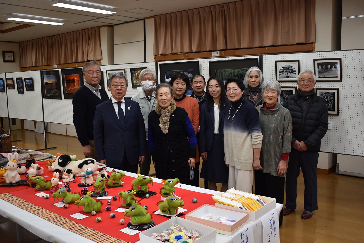 石原西自治会新春作品展3