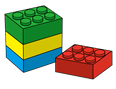 ブロックのおもちゃ