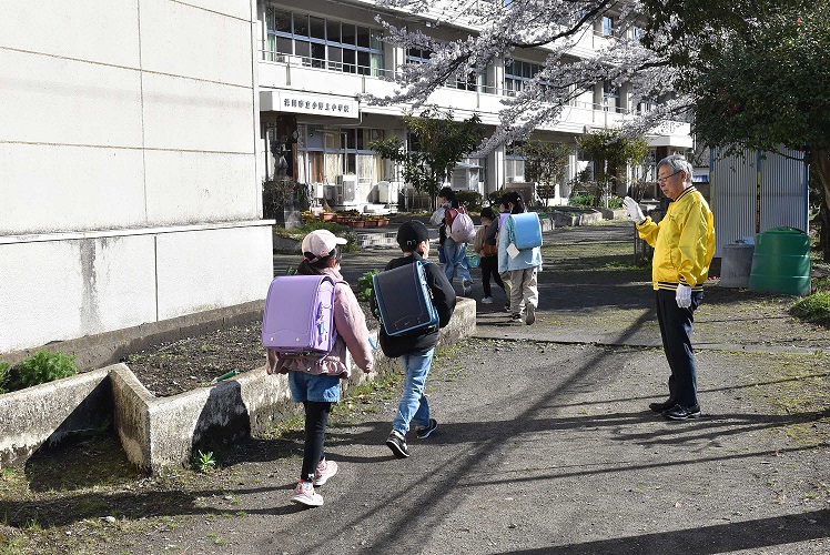 春の全国交通安全運動車両広報（小野上地区）