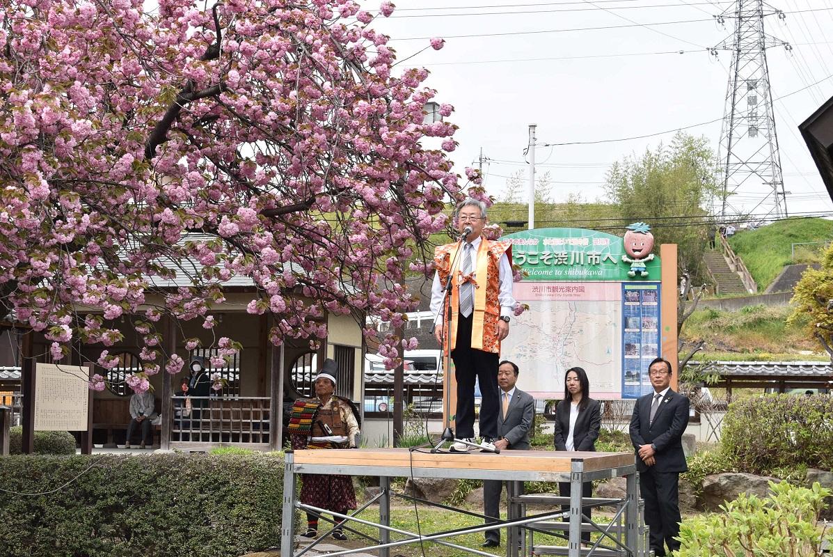 第23回白井宿八重ざくら祭り出陣式1