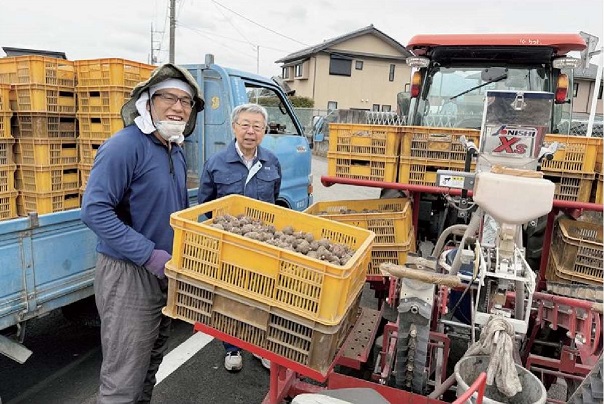 コンニャク農家を訪問