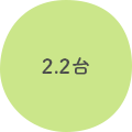 2.2台 2.2台