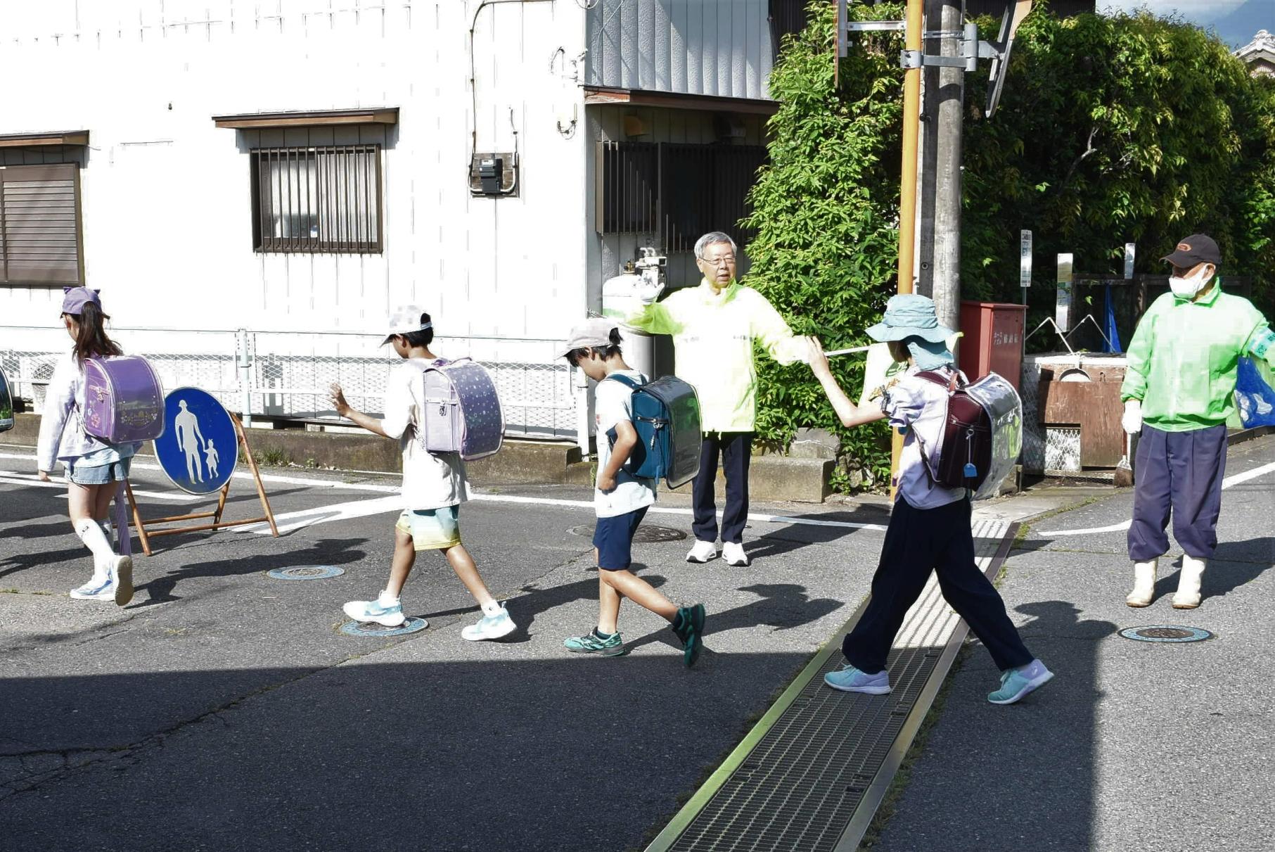 夏の県民交通安全運動車両広報(北橘地区)