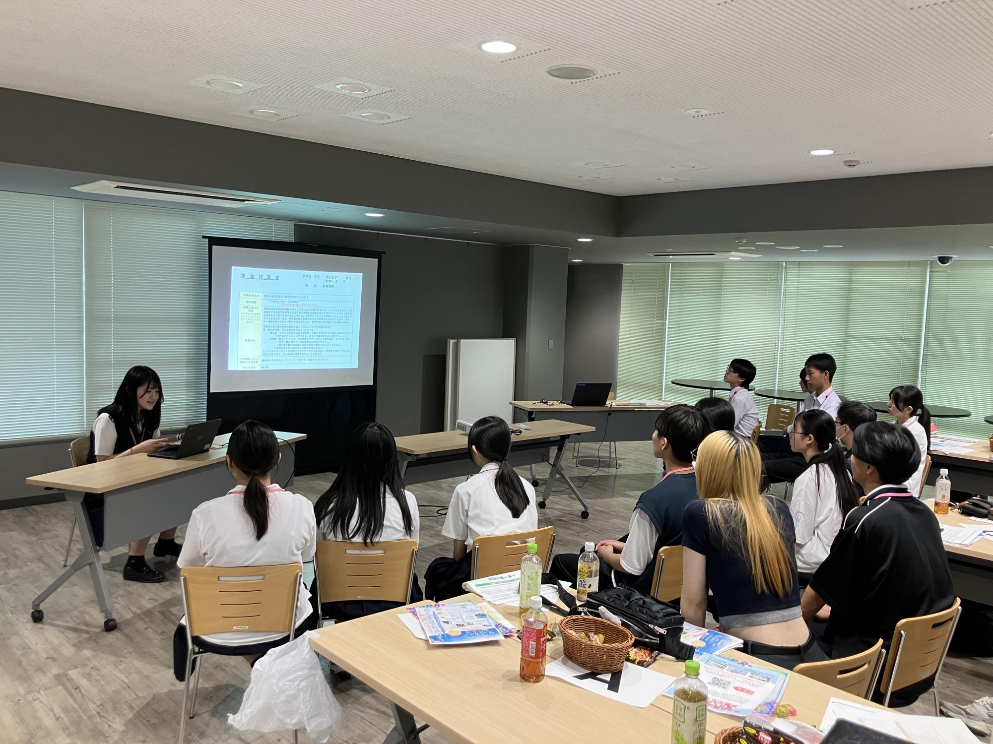 事業提案発表の様子_2