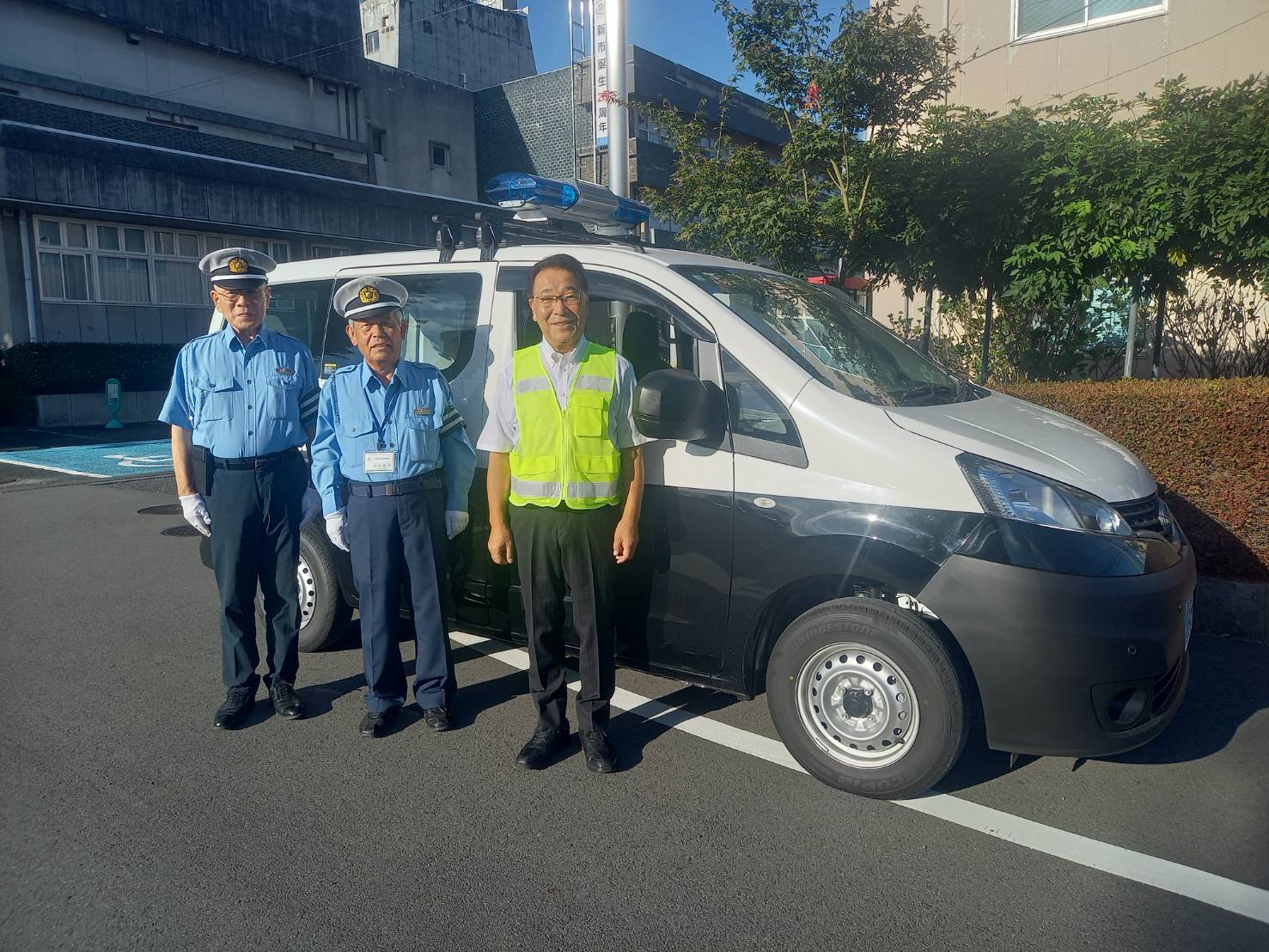 秋の全国交通安全運動車両広報（渋川地区）